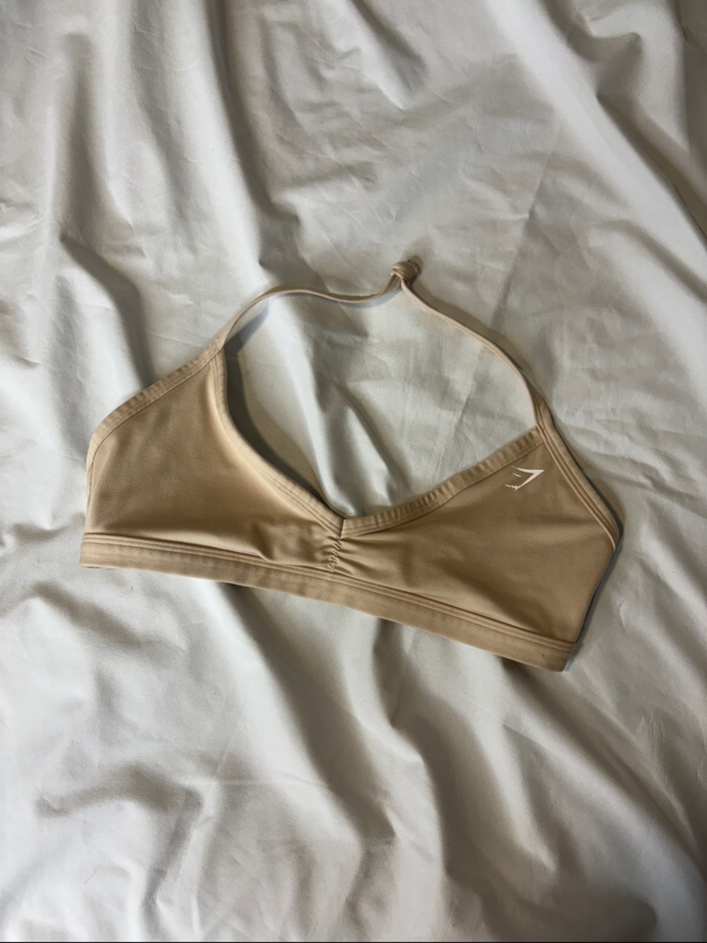 Gymshark Minimal Sports Bra in Brown
